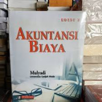 Image of AKutansi Biaya : Edisi 5