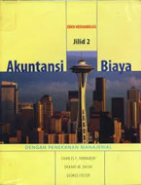Image of Akutansi Biaya : Jilid 2