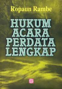 Image of Hukum Acara Perdata Lengkap
