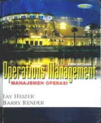 Image of Manajemen Operasi : Buku 1 Edisi 7