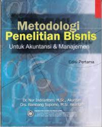 Image of Metodologi Penelitian Bisnis : Untuk Akuntansi & Manajemen
