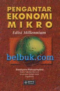 Image of Pengantar Ekonomi Mikro : Edisi Millennium